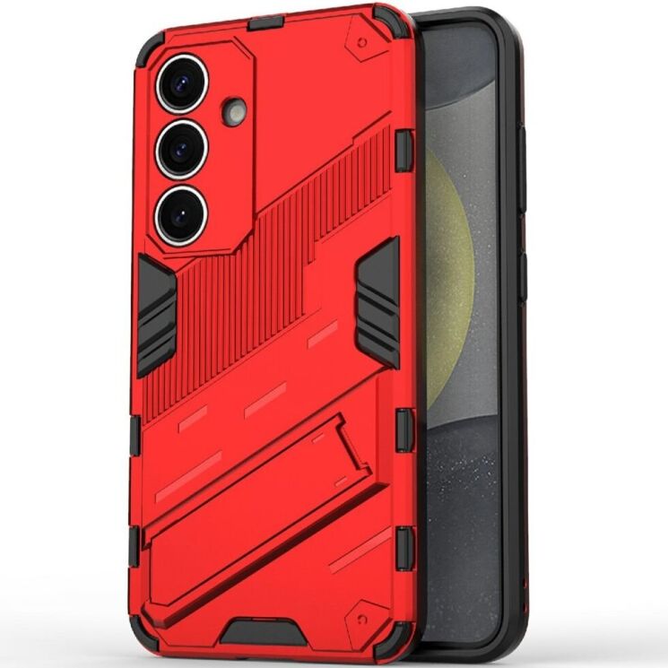 Защитный чехол Deexe Bibercas для Samsung Galaxy A56 (A566) - Red: фото 2 из 7