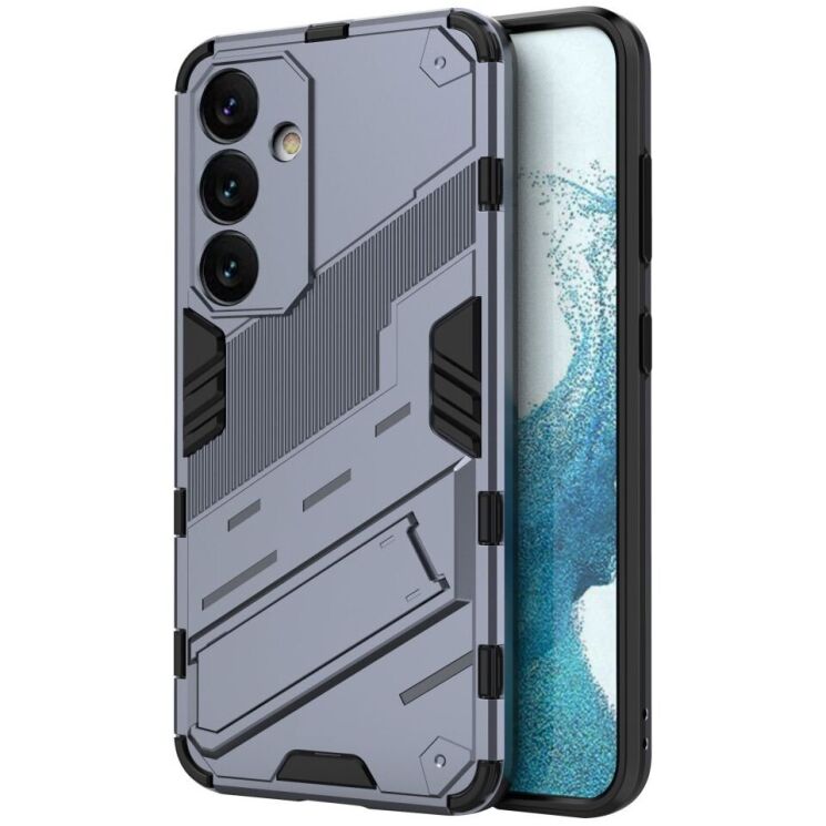Защитный чехол Deexe Bibercas для Samsung Galaxy S24 - Dark Blue: фото 1 из 6