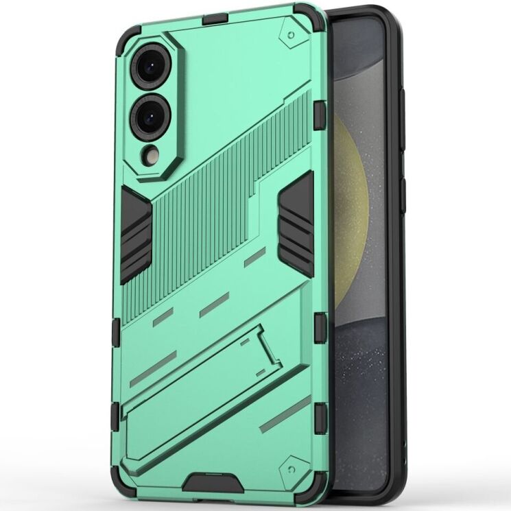 Защитный чехол Deexe Bibercas для Samsung Galaxy S25 Edge (S937) - Green: фото 1 из 6