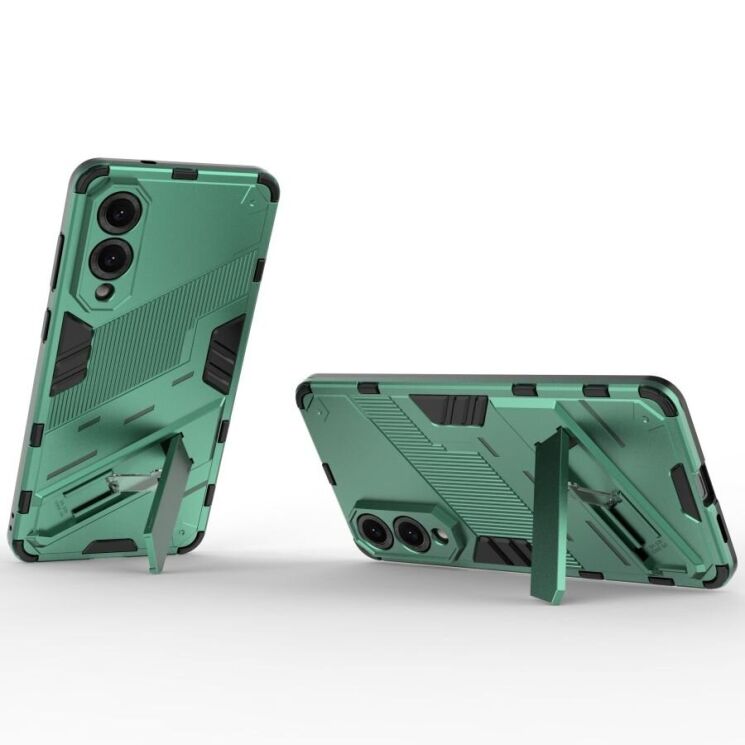 Защитный чехол Deexe Bibercas для Samsung Galaxy S25 Edge (S937) - Green: фото 2 из 6