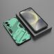 Защитный чехол Deexe Bibercas для Samsung Galaxy S25 Edge (S937) - Green (377525G). Фото 4 из 6