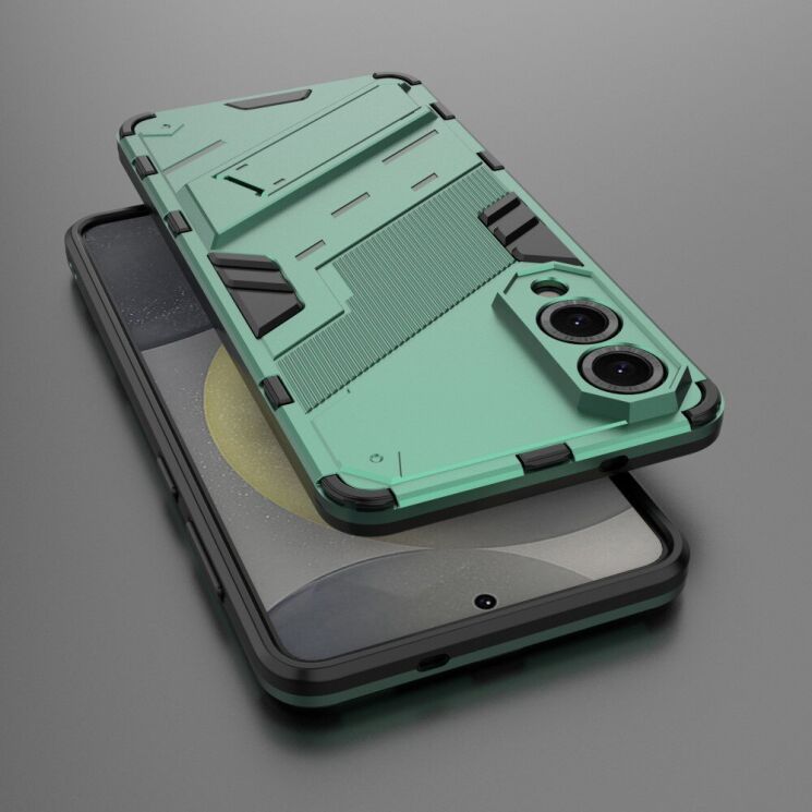 Защитный чехол Deexe Bibercas для Samsung Galaxy S25 Edge (S937) - Green: фото 3 из 6