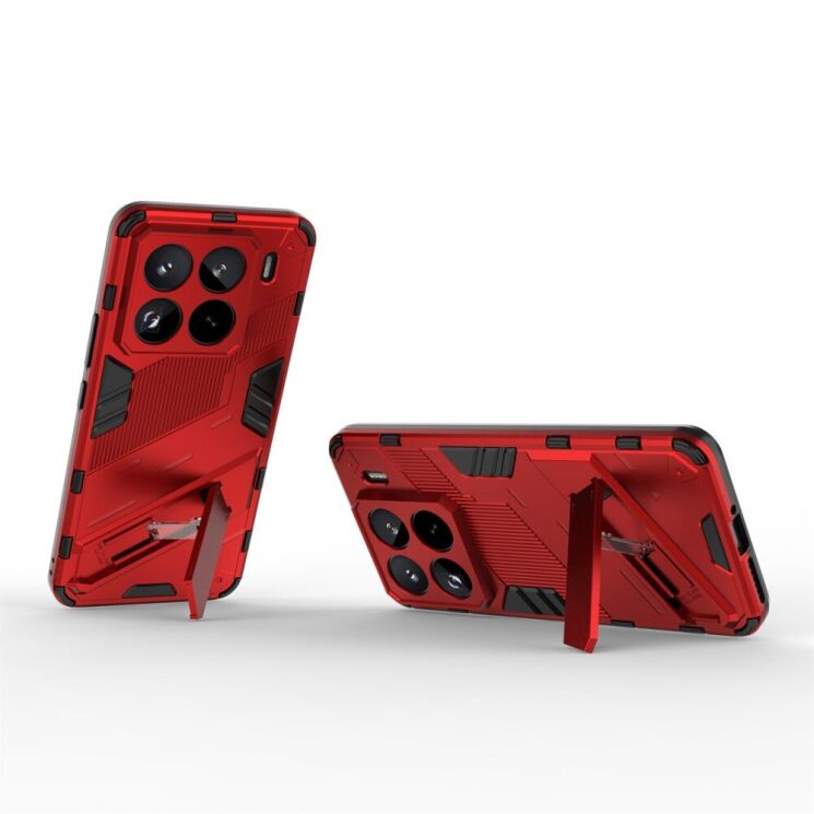 Защитный чехол Deexe Bibercas для Xiaomi 15 Pro - Red: фото 3 из 7