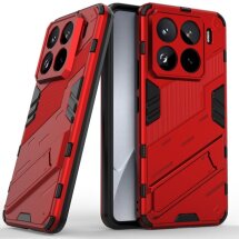 Защитный чехол Deexe Bibercas для Xiaomi 15 Pro - Red: фото 1 из 7