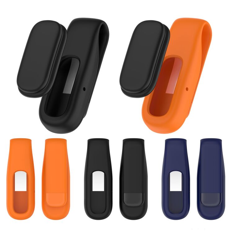Защитный чехол Deexe Clip Series для Google Fitbit Air - Midnight Blue: фото 9 из 10