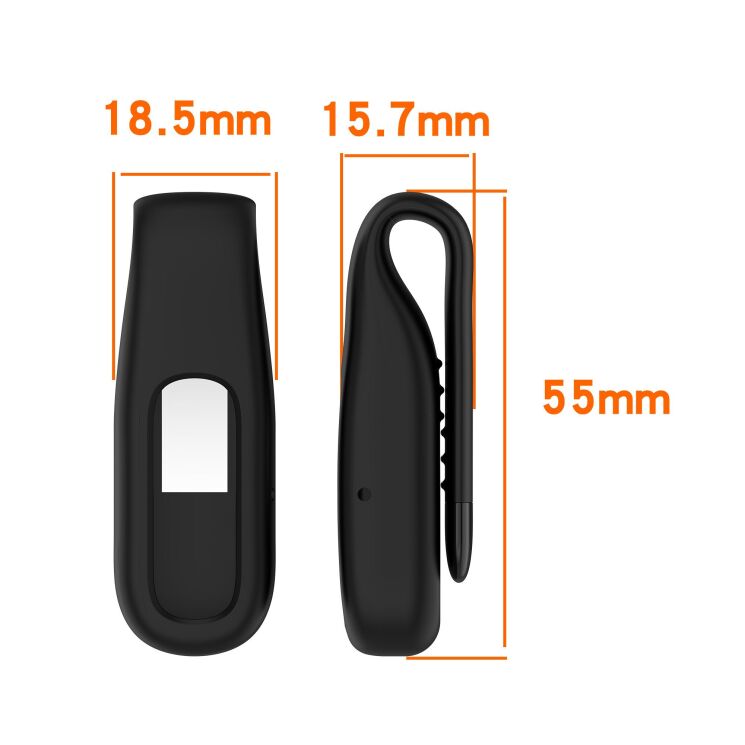 Защитный чехол Deexe Clip Series для Google Fitbit Air - Midnight Blue: фото 10 из 10