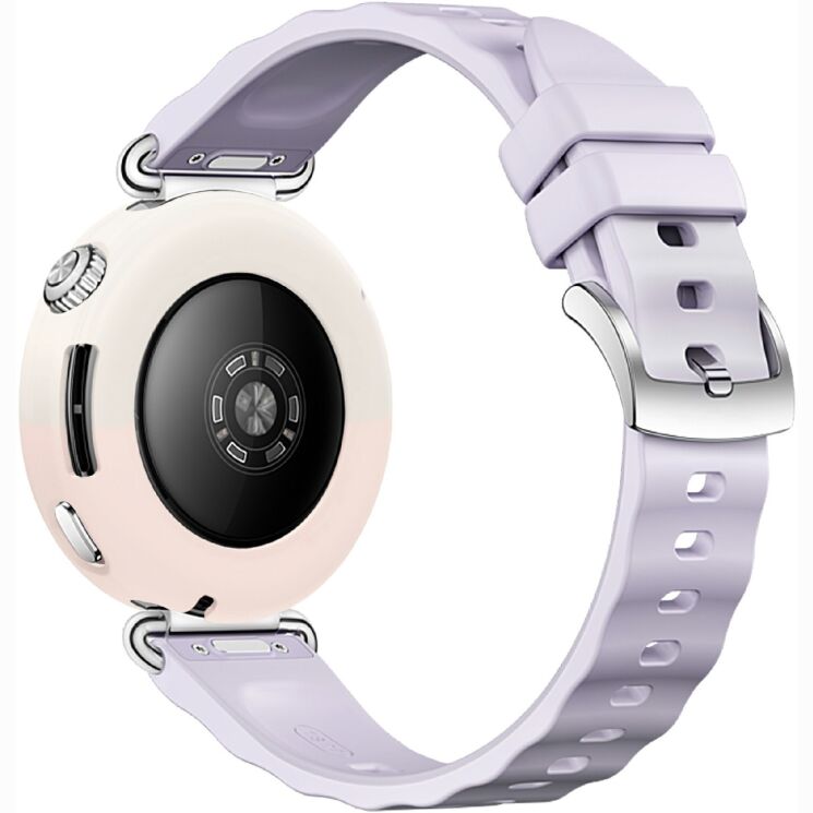 Захисний чохол Deexe Color Frame для Huawei Watch GT 6 (41mm) - Starlight / Pink (423303SP) Захисний чохол Deexe Color Frame для Huawei Watch GT 6 (41mm) - Starlight / Pink: фото 3 з 3