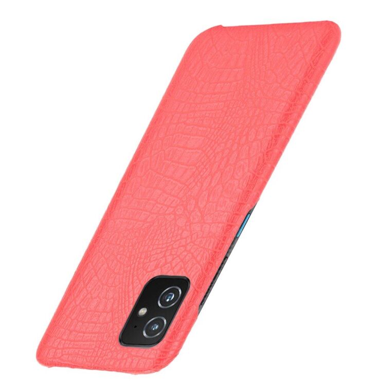 Захисний чохол Deexe Croco Style для ASUS Zenfone 8 (ZS590KS) - Red: фото 3 з 6