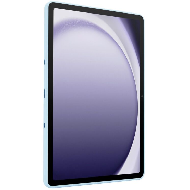 Защитный чехол Deexe Crystal Kickstand для Samsung Galaxy Tab A11 Plus (X230/236) - Baby Blue: фото 4 из 10