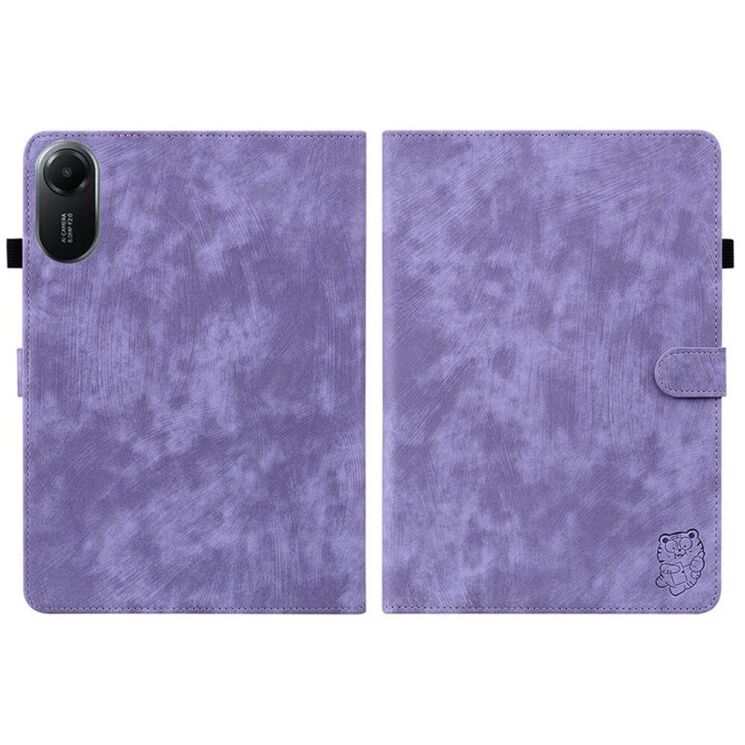 Защитный чехол Deexe Cute Tiger для Xiaomi Redmi Pad 2 - Purple: фото 5 из 7