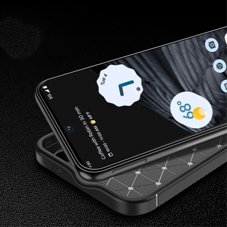 Защитный чехол Deexe Fusion для Google Pixel 8A - Black: фото 4 из 9