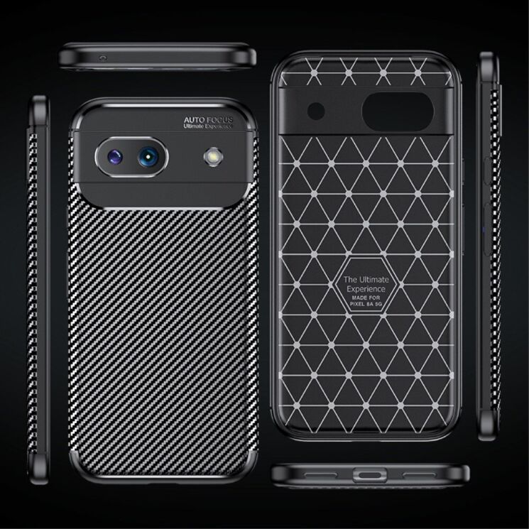 Защитный чехол Deexe Fusion для Google Pixel 8A - Black: фото 9 из 9