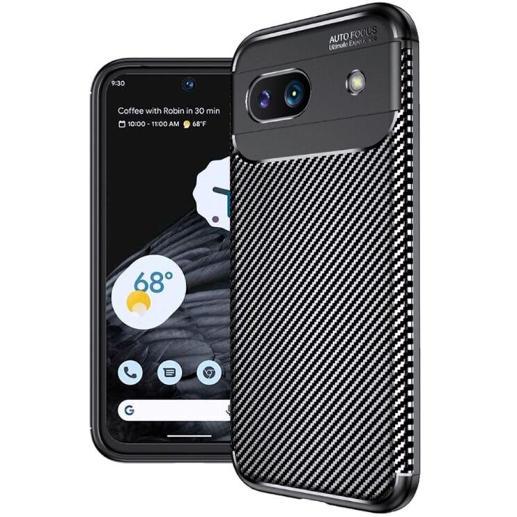 Защитный чехол Deexe Fusion для Google Pixel 8A - Black: фото 1 из 9