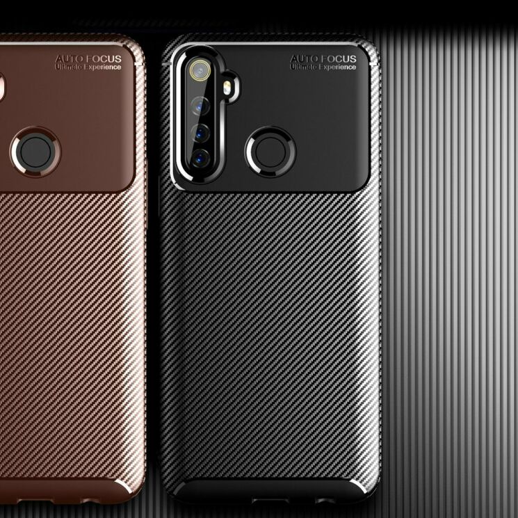 Защитный чехол Deexe Fusion для Realme 6i - Blue: фото 3 из 10