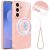 Защитный чехол Deexe Glitter Case with MagSafe для Samsung Galaxy S26 FE - Pink: фото 1 из 8