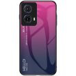Защитный чехол Deexe Gradient Color для Motorola Moto G85 - Rose (357050RO)