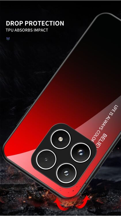 Защитный чехол Deexe Gradient Color для Xiaomi 17 - Pink / Blue: фото 12 из 13