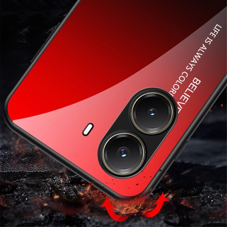 Захисний чохол Deexe Gradient Color для Xiaomi Poco X7 Pro - Black / Blue: фото 6 з 7