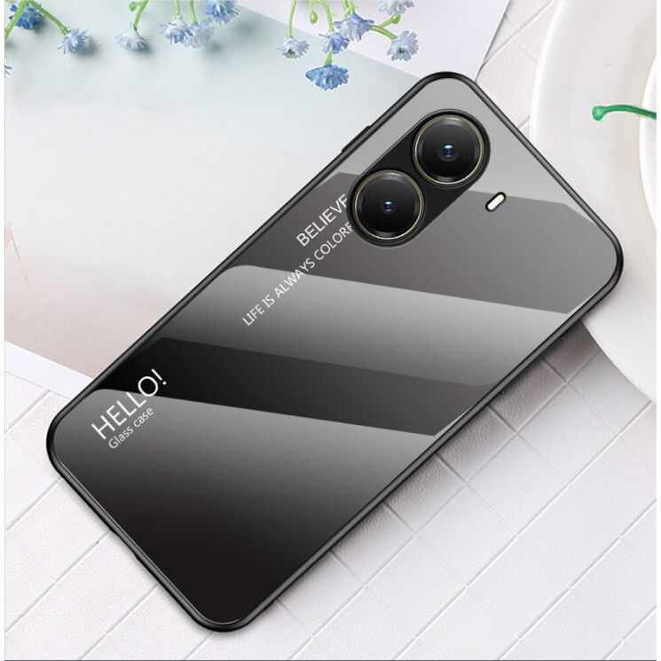 Защитный чехол Deexe Gradient Color для Xiaomi Poco X7 Pro - Black / Grey: фото 2 из 7