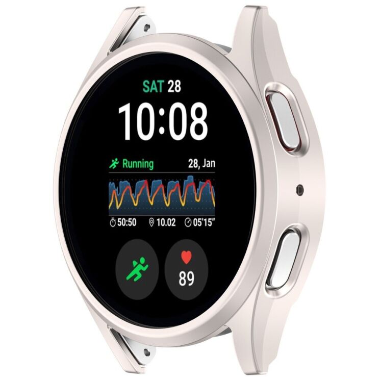 Защитный чехол Deexe Hard Frame для Samsung Galaxy Watch 7 (40mm) - Starlight: фото 5 из 7
