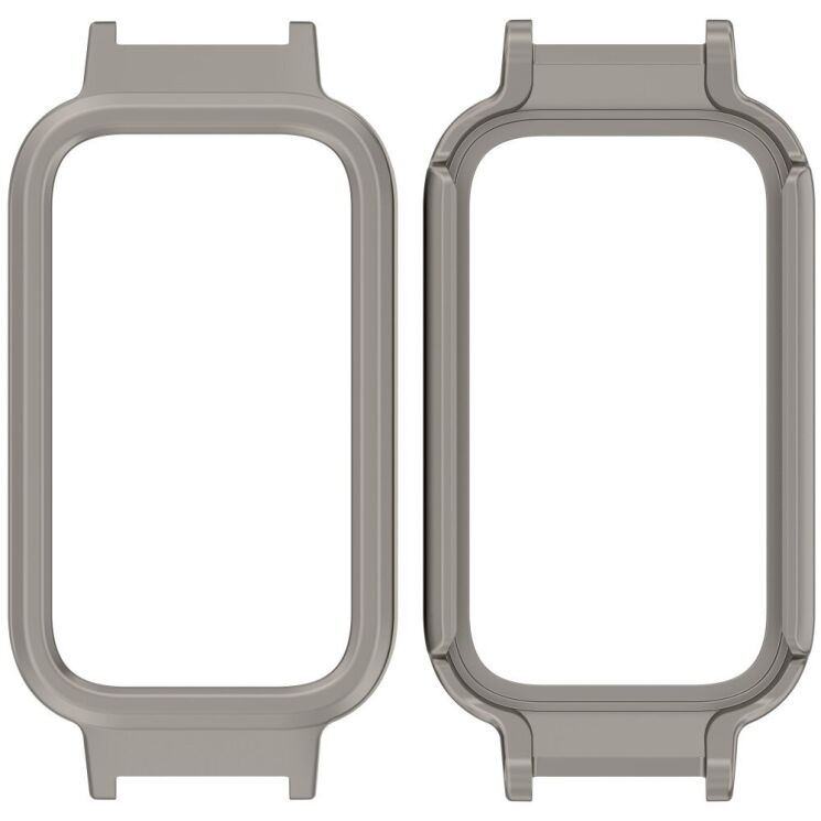 Защитный чехол Deexe Hard Frame для Xiaomi Mi Smart Band 9 Active / Redmi Band 3 - Matte Titanium: фото 4 из 7