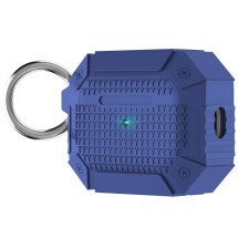 Защитный чехол Deexe Heavy Case для AirPods Pro 3 - Blue: фото 1 из 8