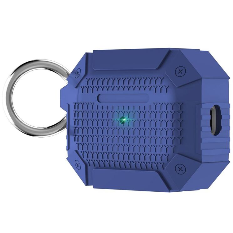 Защитный чехол Deexe Heavy Case для AirPods Pro 3 - Blue (390111L) Защитный чехол Deexe Heavy Case для AirPods Pro 3 - Blue: фото 1 из 8
