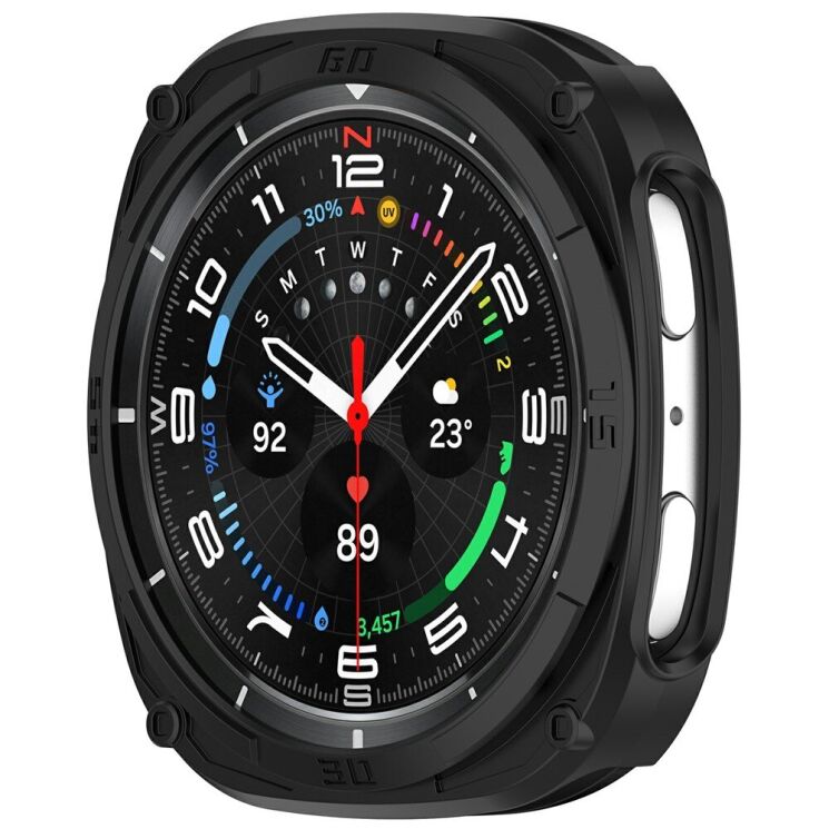 Захисний чохол Deexe Hollow Cover для Samsung Galaxy Watch 8 (40mm) - Black: фото 3 з 6