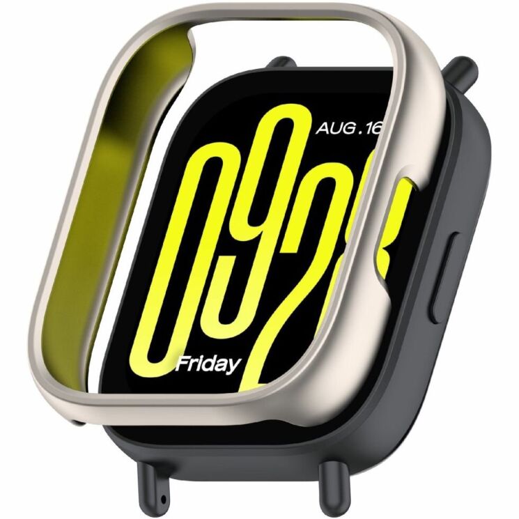 Защитный чехол Deexe Hollow Frame для Xiaomi Redmi Watch 5 Lite - Starlight: фото 1 из 6