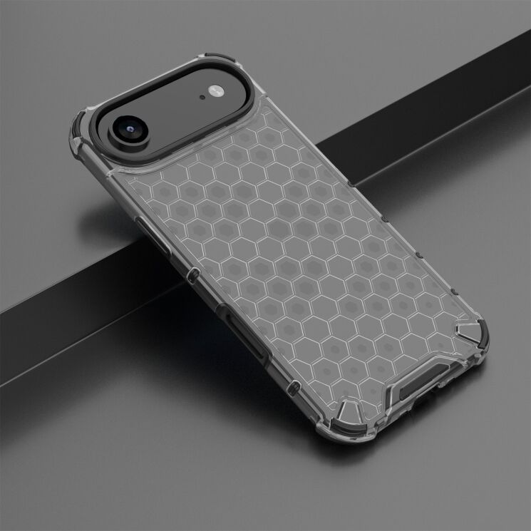 Захисний чохол Deexe Honeycomb Series для Apple iPhone 17 Air - Black: фото 4 з 6