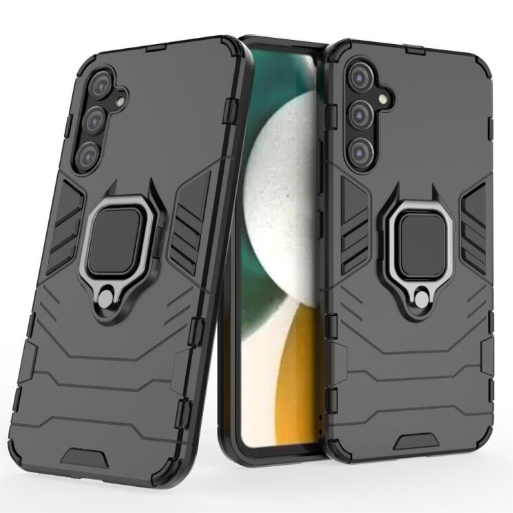 Защитный чехол Deexe Hybrid Case для Samsung Galaxy A34 (A346) - Black: фото 1 из 6
