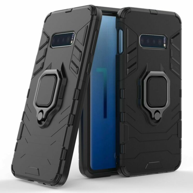 Защитный чехол Deexe Hybrid Case для Samsung Galaxy S10e (G970) - Black: фото 1 из 9