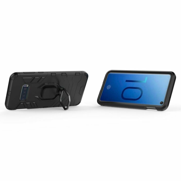 Защитный чехол Deexe Hybrid Case для Samsung Galaxy S10e (G970) - Black: фото 8 из 9