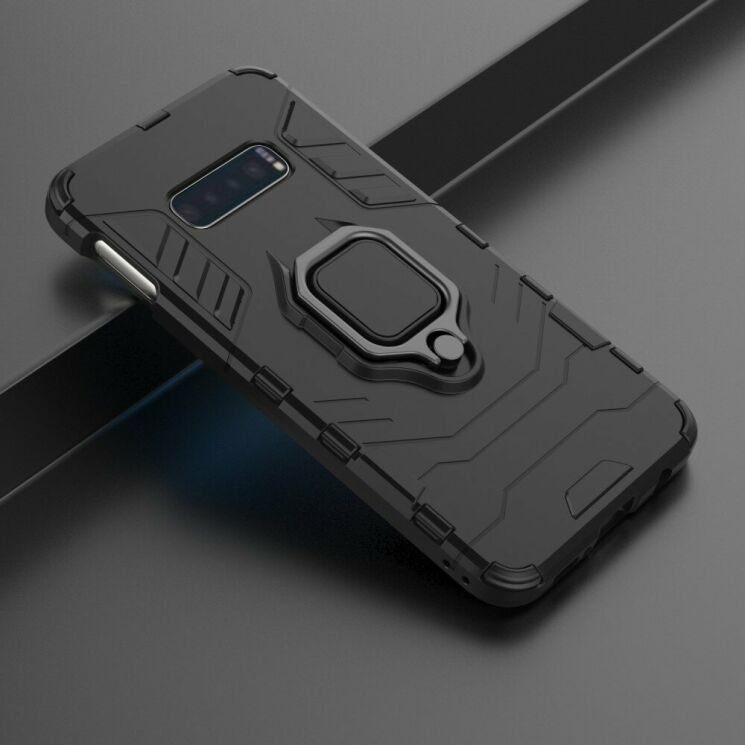 Защитный чехол Deexe Hybrid Case для Samsung Galaxy S10e (G970) - Black: фото 9 из 9