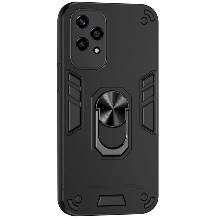 Защитный чехол Deexe Hybrid Shell для Honor 200 Lite - Black: фото 1 из 7