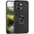 Защитный чехол Deexe Hybrid Shell для Infinix Note Edge - Black (409209B)