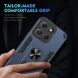 Захисний чохол Deexe Hybrid Shell для Motorola Moto G86 - Black (383342B). Фото 5 з 7
