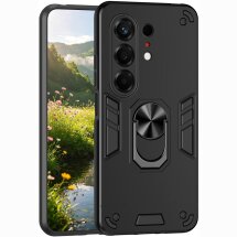 Захисний чохол Deexe Hybrid Shell для TECNO Camon 50 - Black: фото 1 з 7
