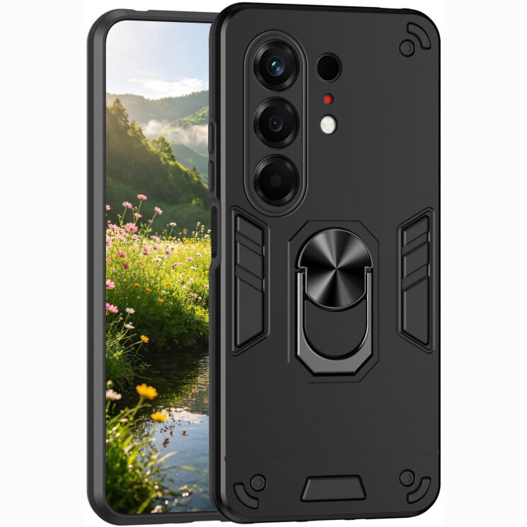 Захисний чохол Deexe Hybrid Shell для TECNO Camon 50 - Black (386335B) Захисний чохол Deexe Hybrid Shell для TECNO Camon 50 - Black: фото 1 з 7