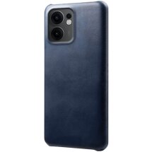 Захисний чохол Deexe Leather Back Cover для OPPO Reno 13 F/FS 5G - Blue: фото 1 з 5