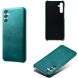 Защитный чехол Deexe Leather Back Cover для Samsung Galaxy M15 (M156) - Green (349527G). Фото 4 из 4