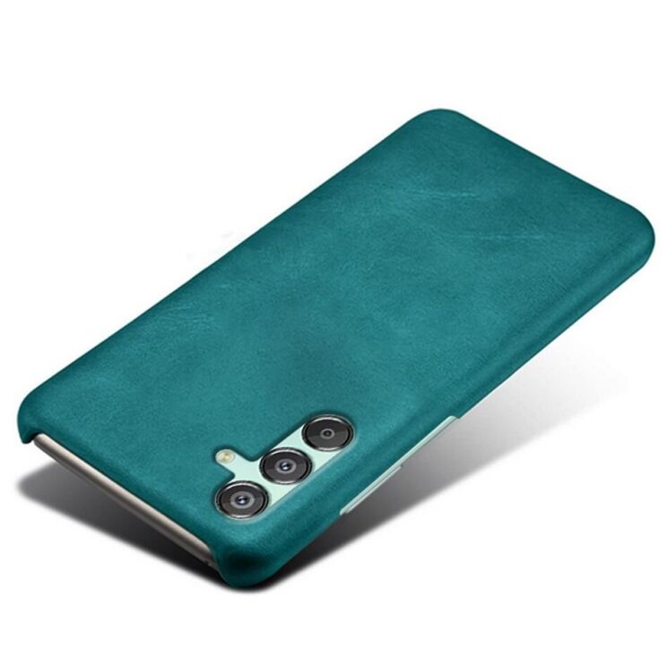 Защитный чехол Deexe Leather Back Cover для Samsung Galaxy M15 (M156) - Green: фото 2 из 4