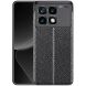 Защитный чехол Deexe Leather Cover для Xiaomi Poco F6 Pro - Black (354924B). Фото 1 из 10