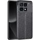 Защитный чехол Deexe Leather Cover для Xiaomi Poco F6 Pro - Black (354924B). Фото 2 из 10