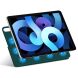 Защитный чехол Deexe Magnetic Case для Apple iPad Air 13 M3/M2 (2025/2024) / iPad Pro 12.9 (2020/2021/2022) - Green (224846G). Фото 2 из 7