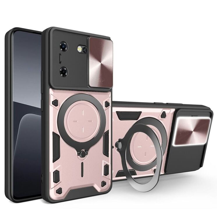 Захисний чохол Deexe Magnetic Space для TECNO Pova 5 - Pink: фото 1 з 10