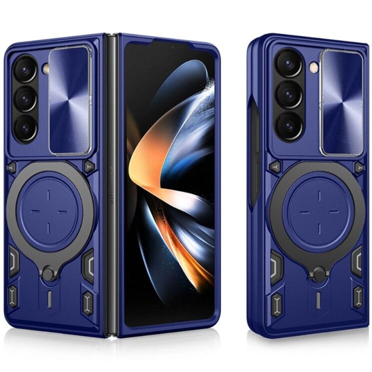 Защитный чехол Deexe Magnetic Space (FF) для Samsung Galaxy Fold 5 - Blue: фото 1 из 7