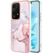 Защитный чехол Deexe Marble Style для Honor 200 Lite - Rose Gold (363133RG)
