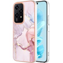 Защитный чехол Deexe Marble Style для Honor 200 Lite - Rose Gold: фото 1 из 6
