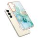 Защитный чехол Deexe Marble Style для Samsung Galaxy S24 - Green (343532G). Фото 2 из 6